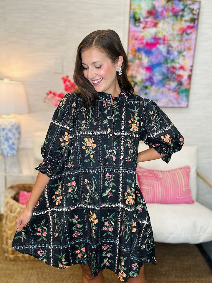 The Virginia Dress in Black-AS