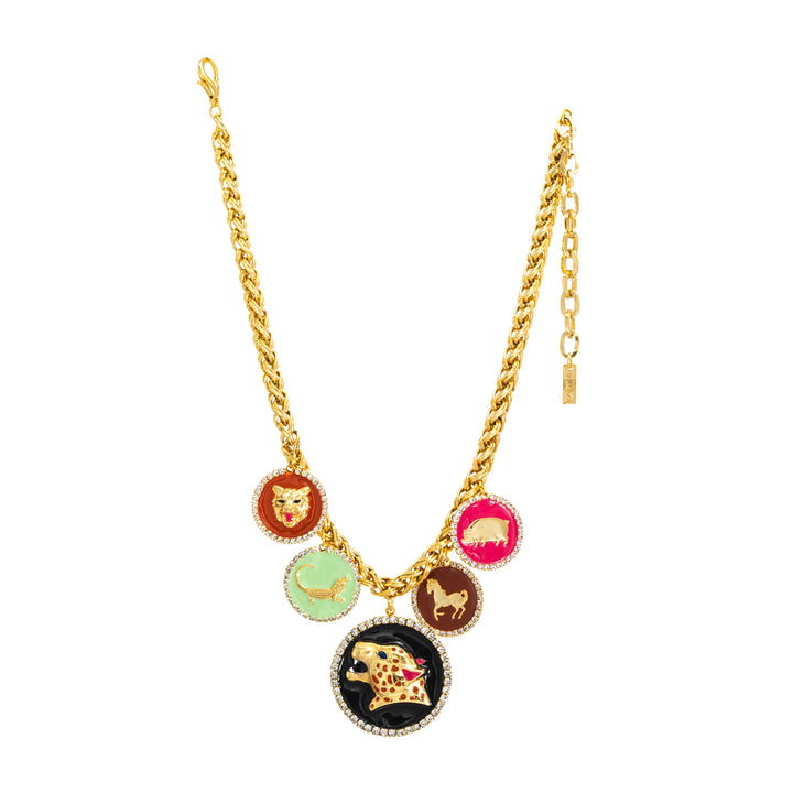 TOVA Jagger Multi Charm Necklace