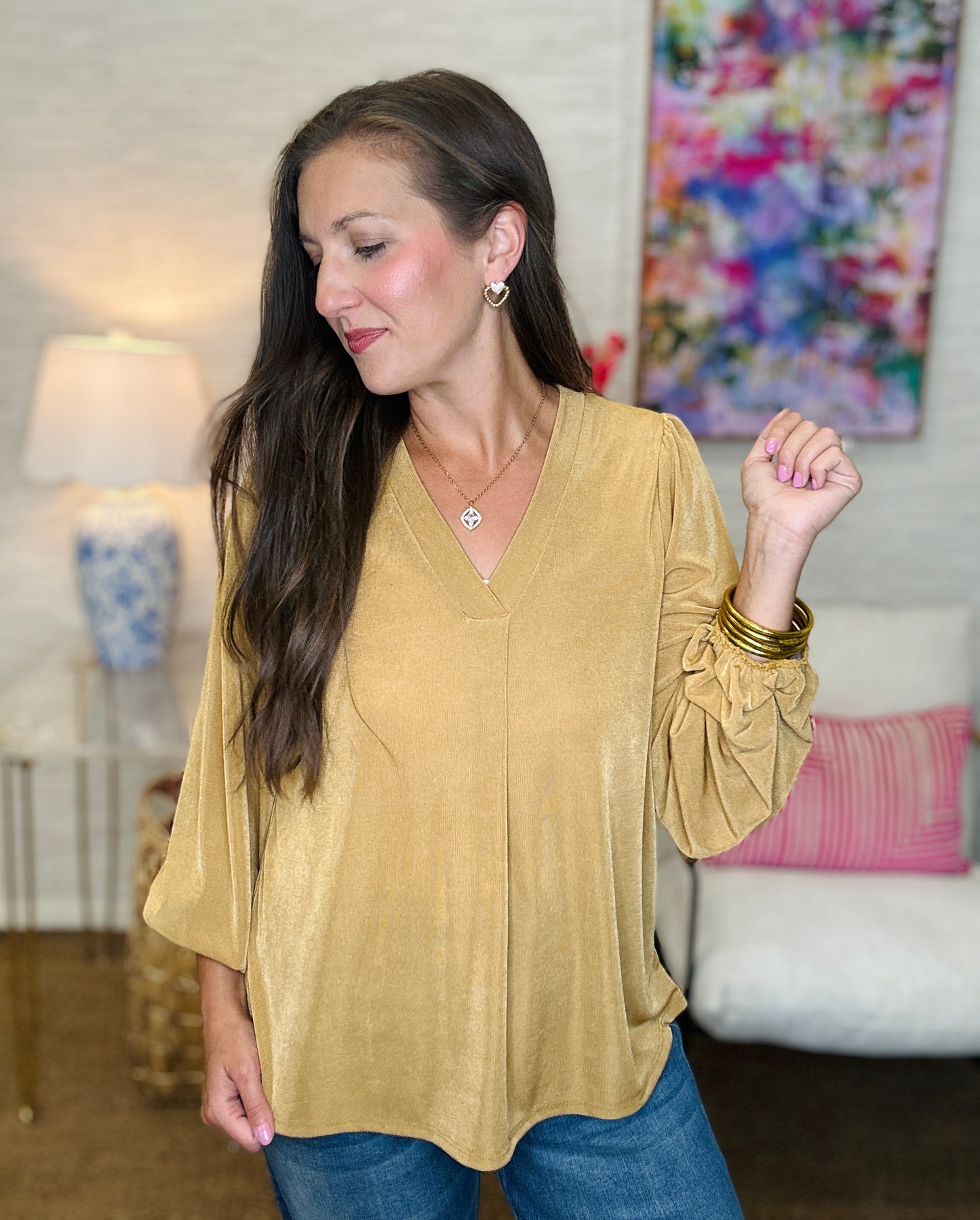 The Sew Feminine Blouse in 4 Colors/AS