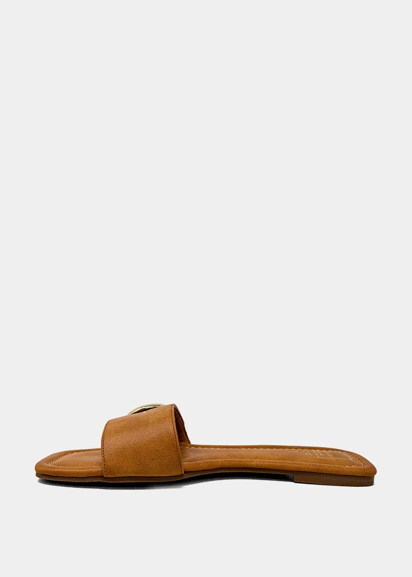 The Colette Sandals in Camel