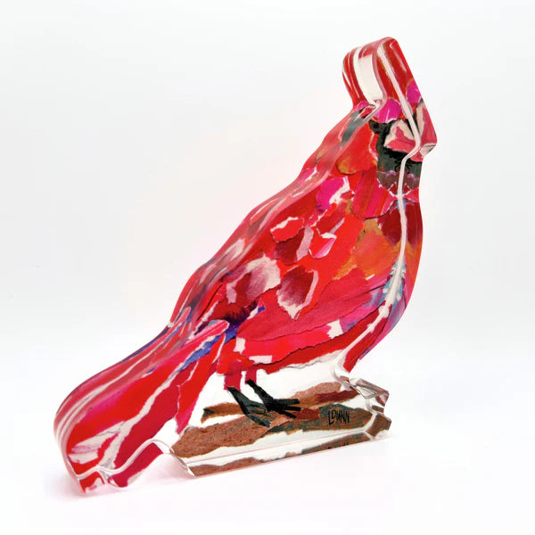 Visiting Cardinal Acrylic