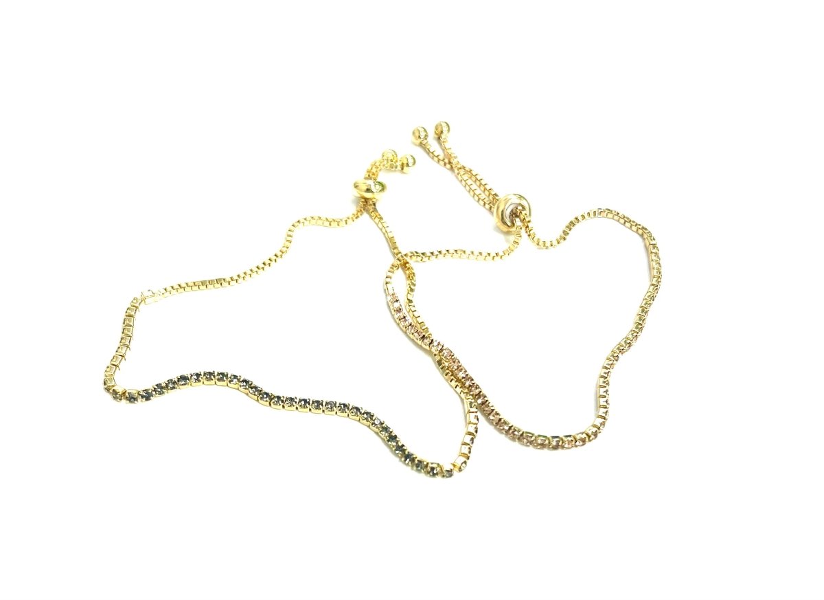 The Toggle Tennis Bracelet-2 Colors