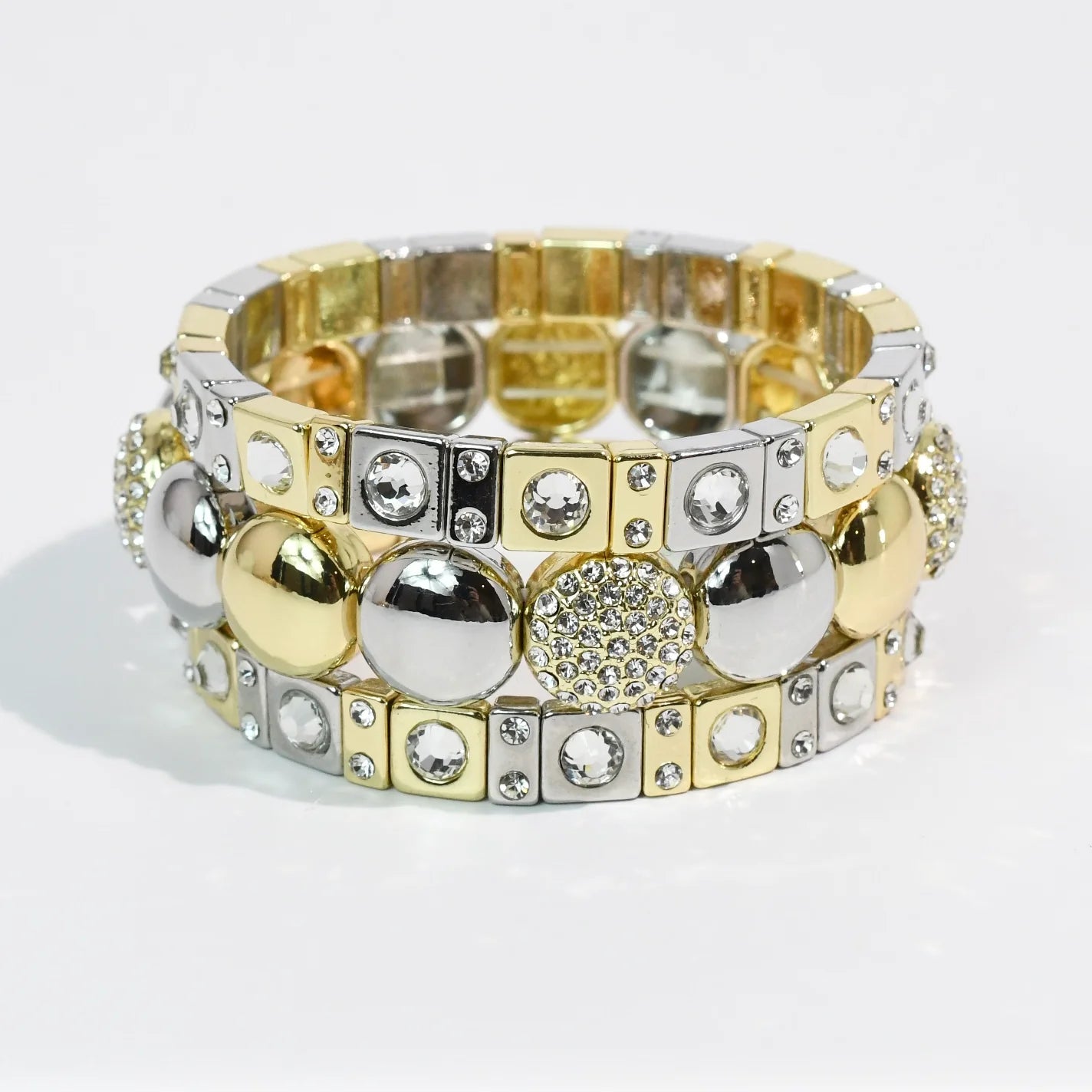 The Mix Metal Sparkle Stack Set