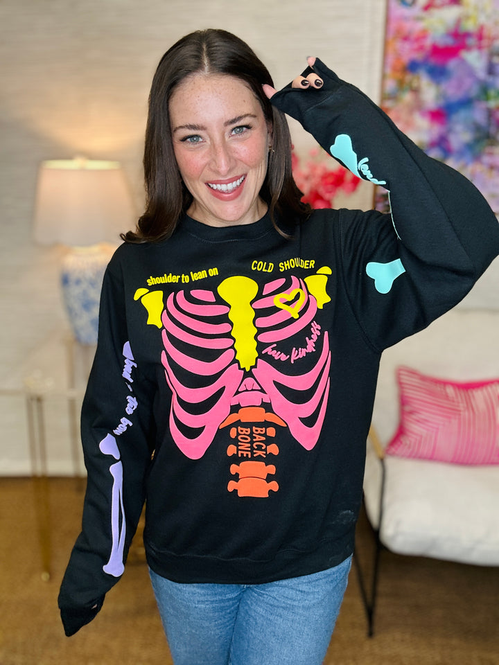 Neon Skelly Sweatshirt