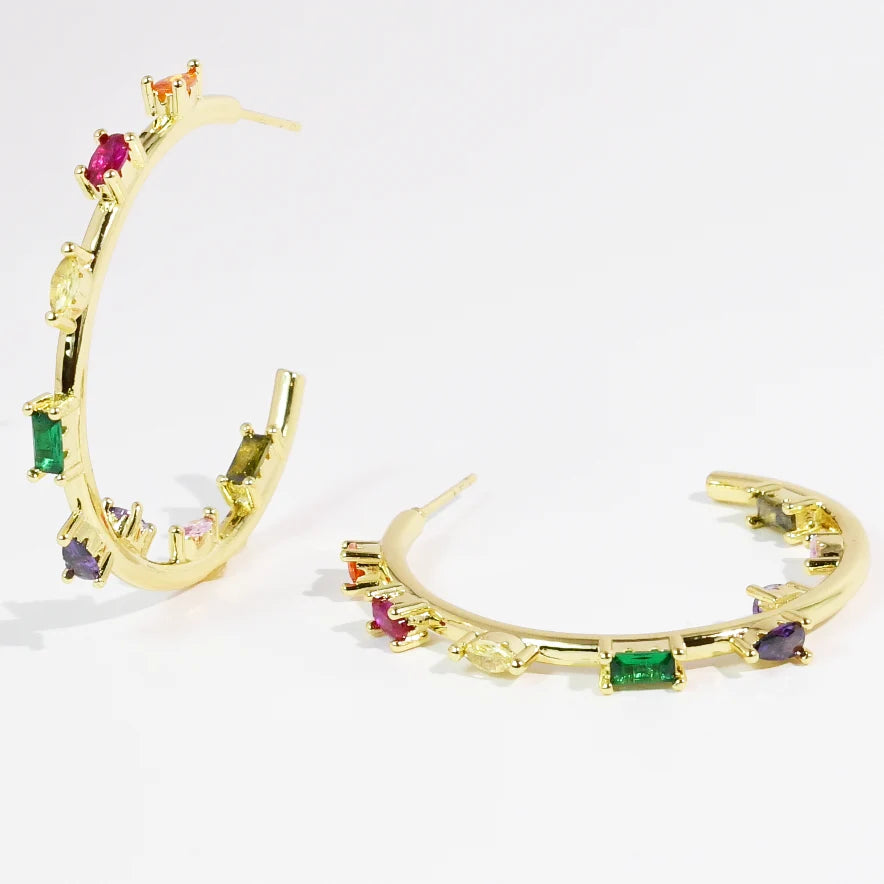 The Rainbow Babe Hoops