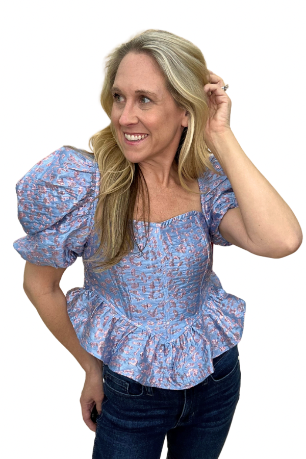 The Chloe Spotted Top