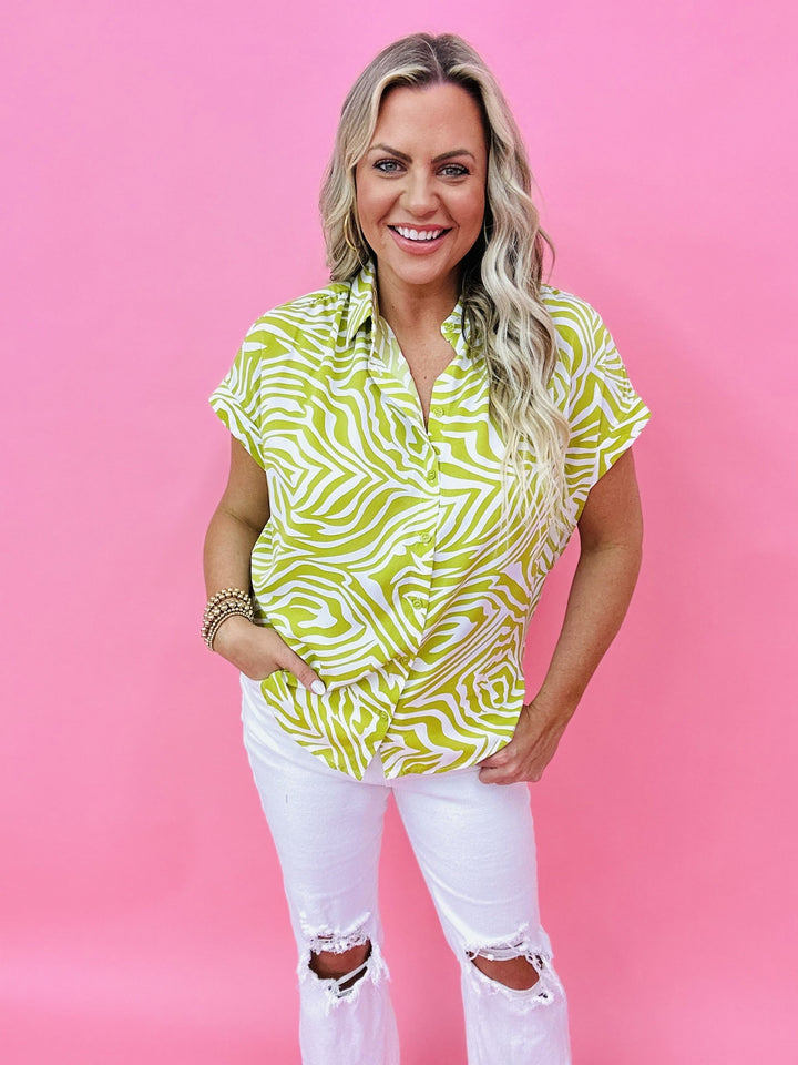 The Green Sunkist Top - AS