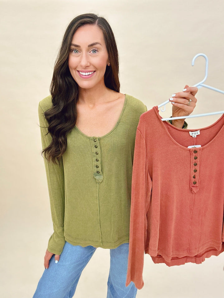 The POL Henley in 2 Colors