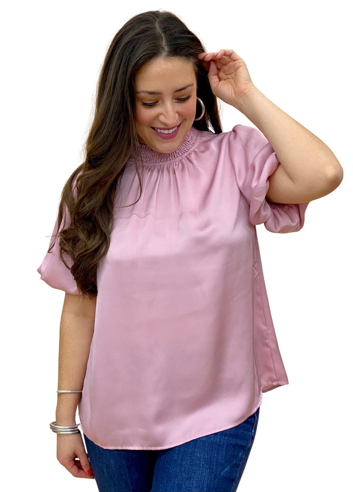 The Tee Time Top in Mauve