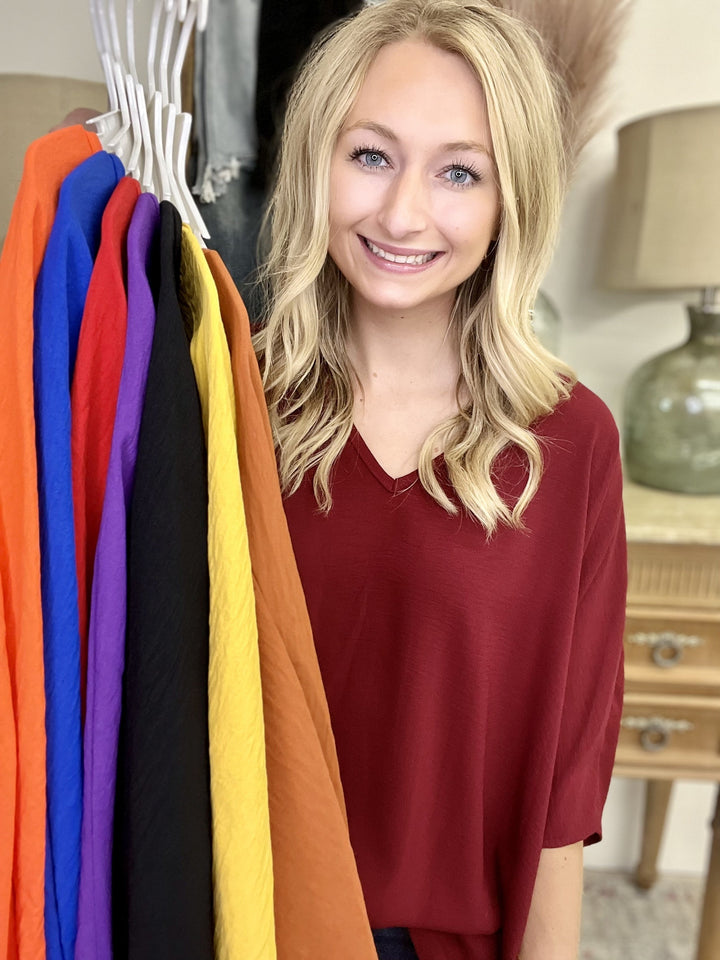 The Adrienne Poncho Top - 9 Colors/AS