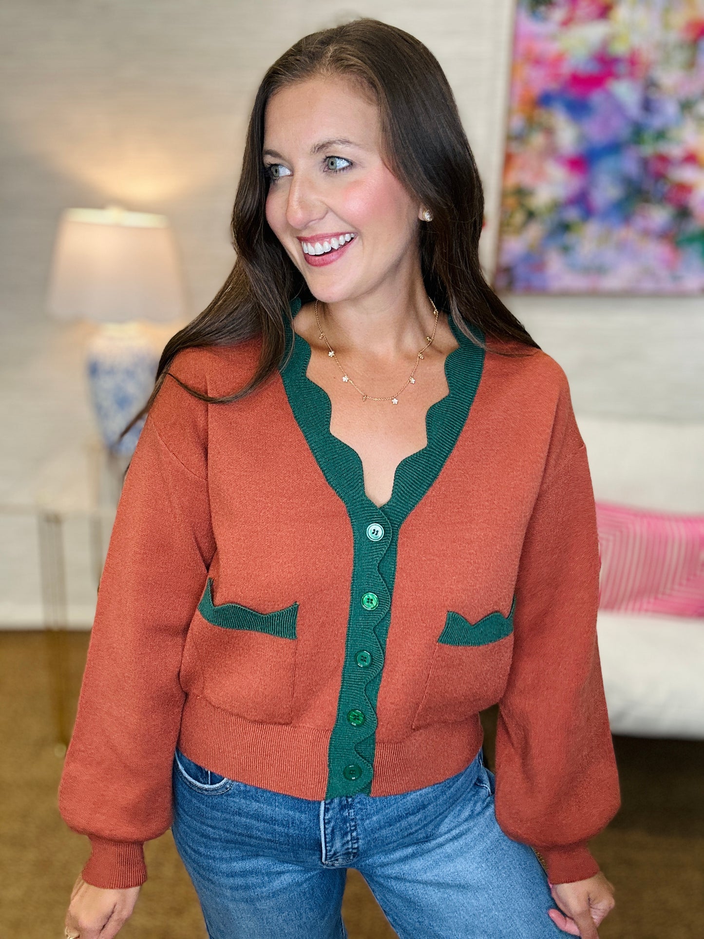 The Quade Sweater in Brown