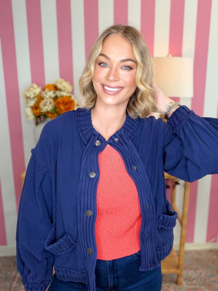 The Ribbon Trim Jacket- 4 Colors