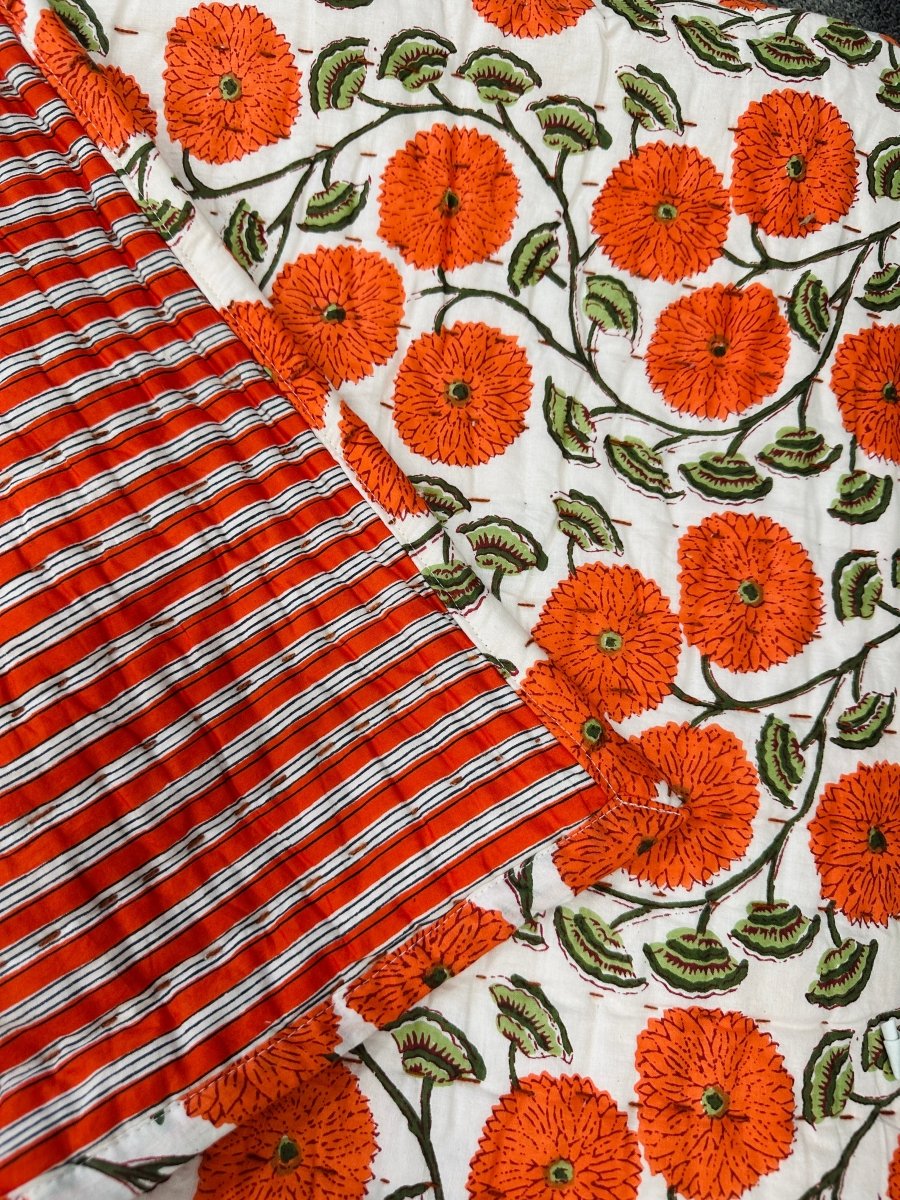 The POL Piper Throw in Tangerine