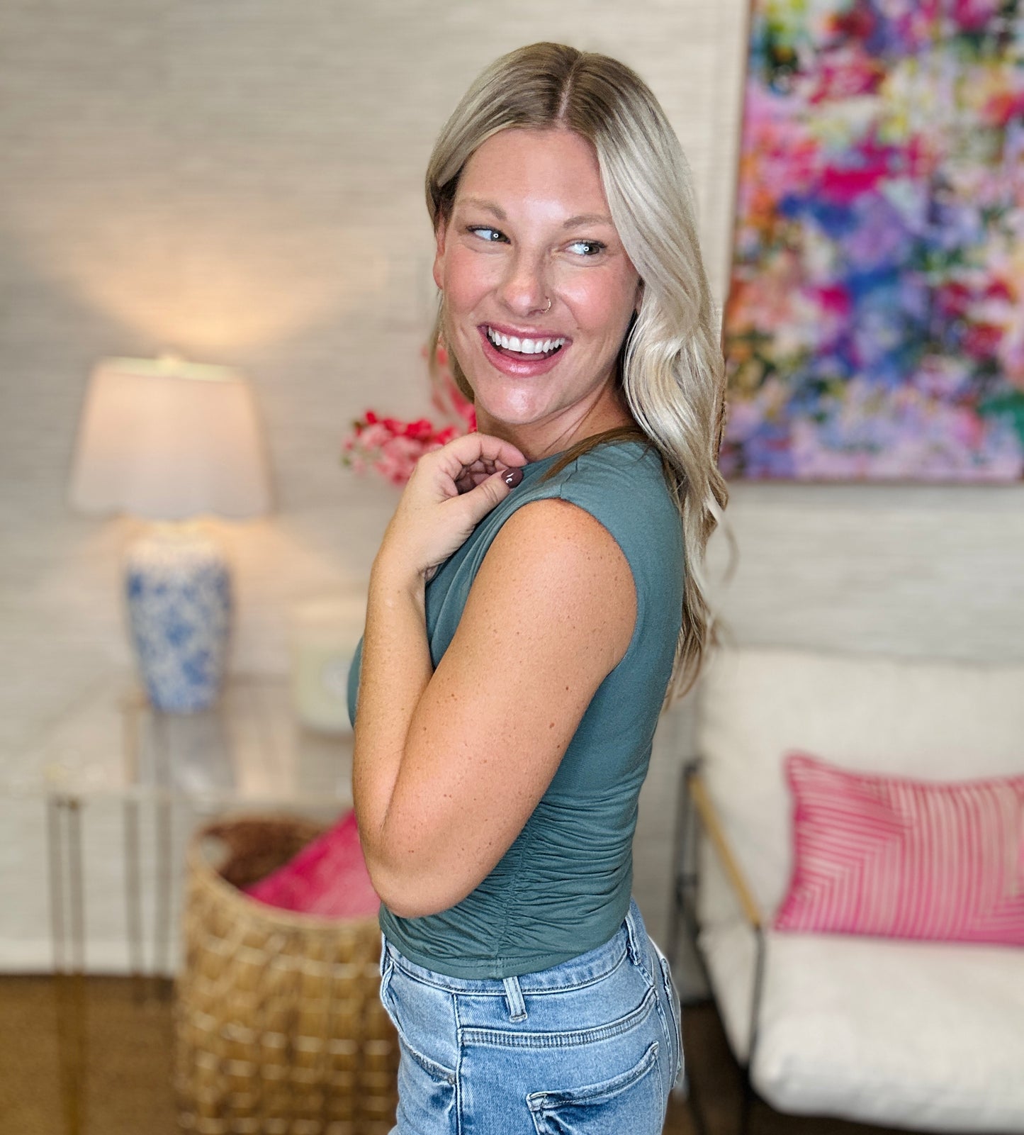 The Scrunch Tank-2 Colors