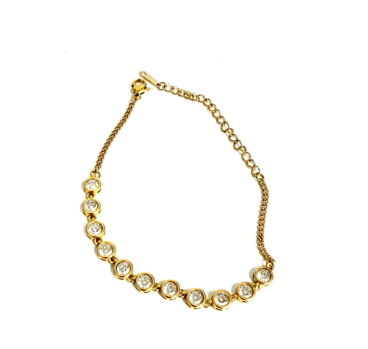 The Freya Rhinestone Chain Bracelet