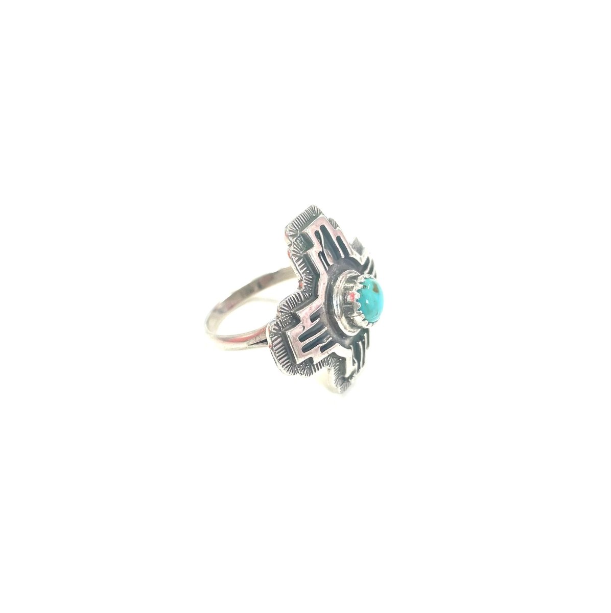 RB Zio Sterling and Turquoise Ring