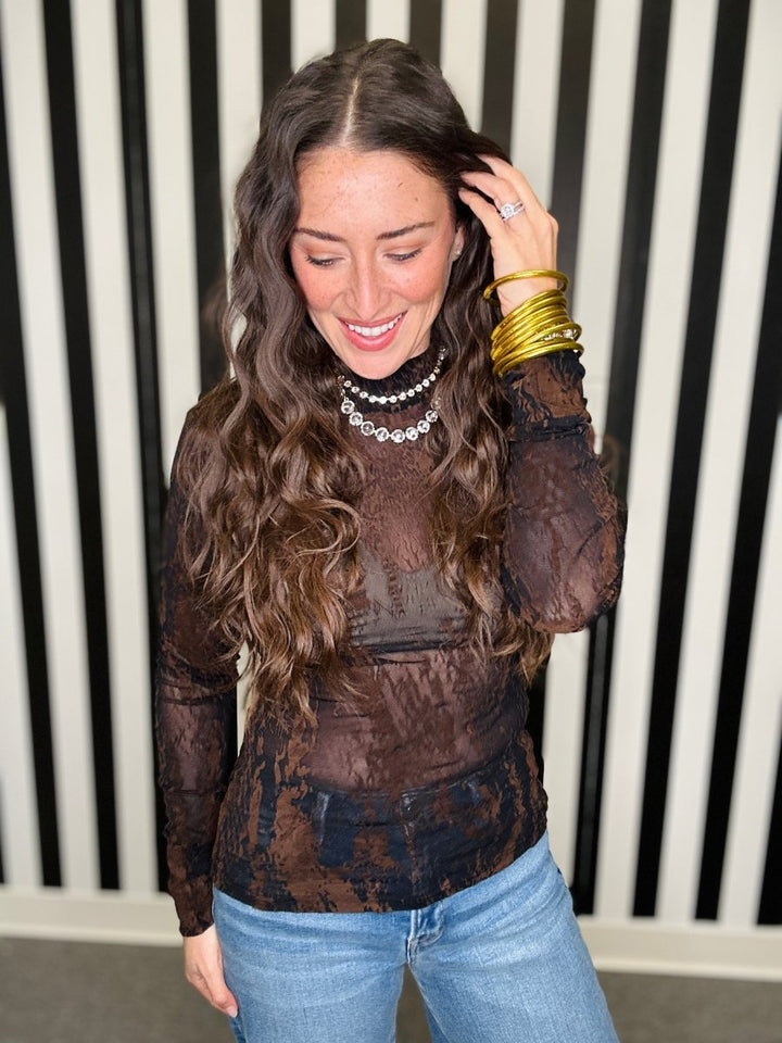 The Allure Lace Top-AS