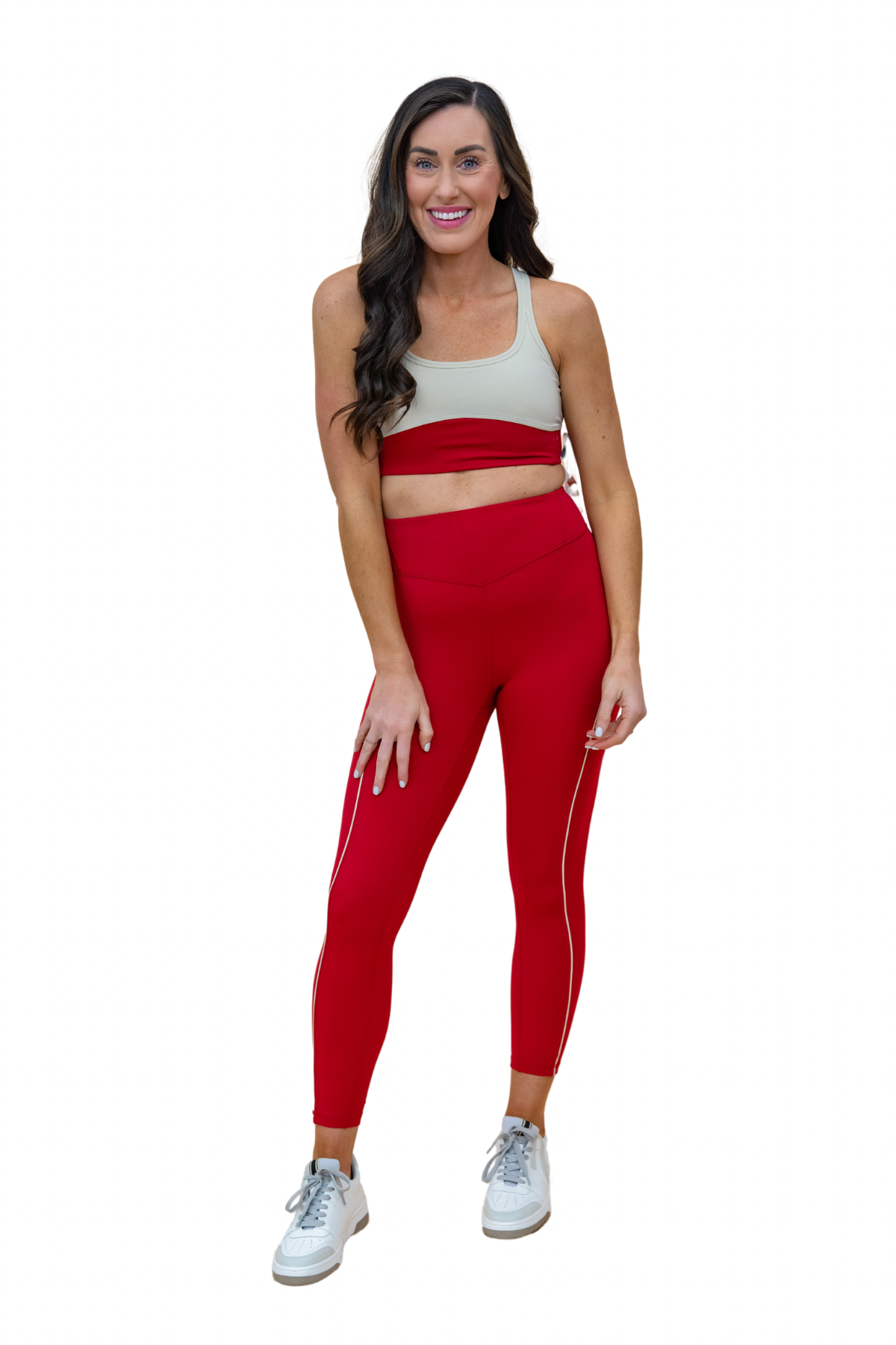 The Colorblock Set in Red