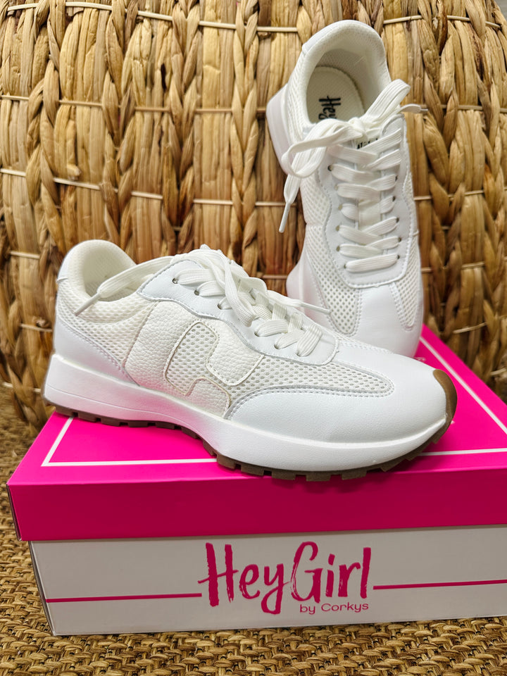 No Prob Sneakers in White