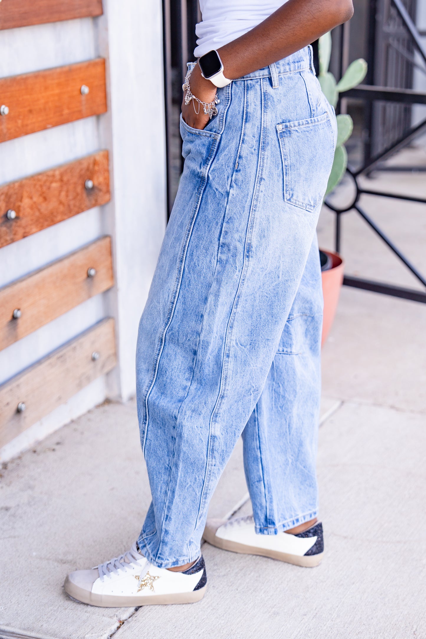 The Beau Barrel Jeans