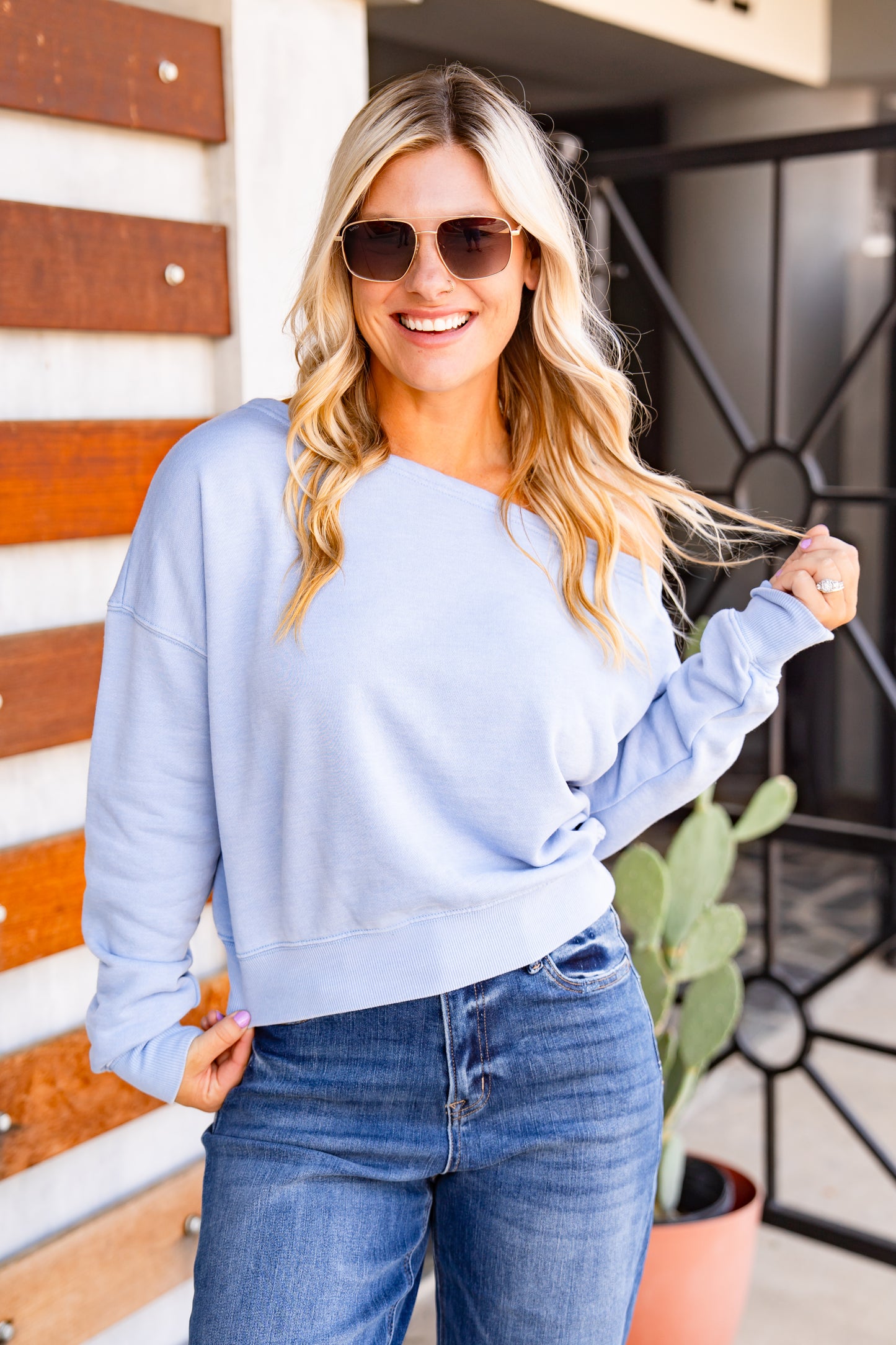 The Buckley Kat Slouch Pullover-5 Colors