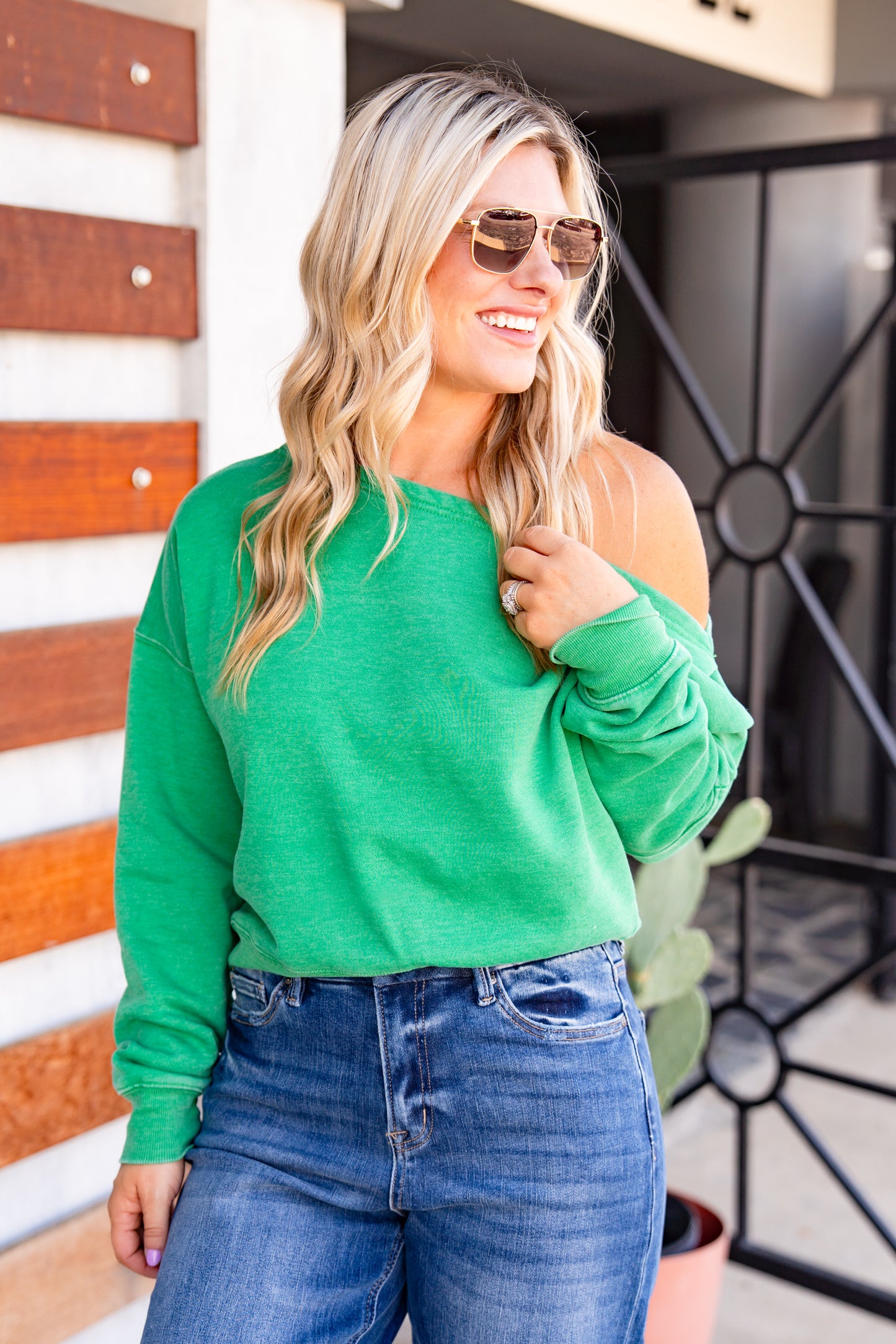 The Buckley Kat Slouch Pullover-5 Colors