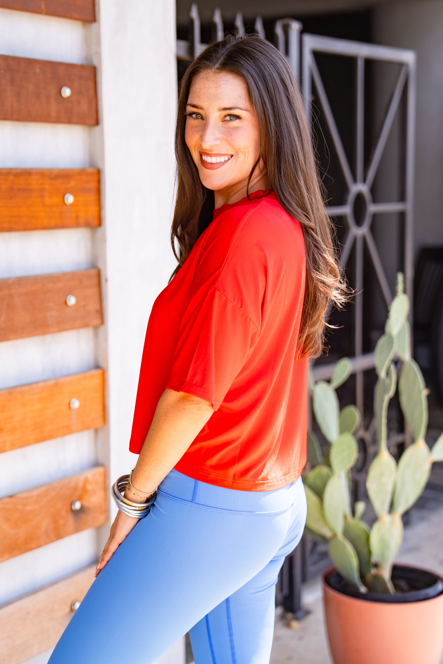 The Buckley Ash Bamboo Crop Tee in 8 Colors/AS