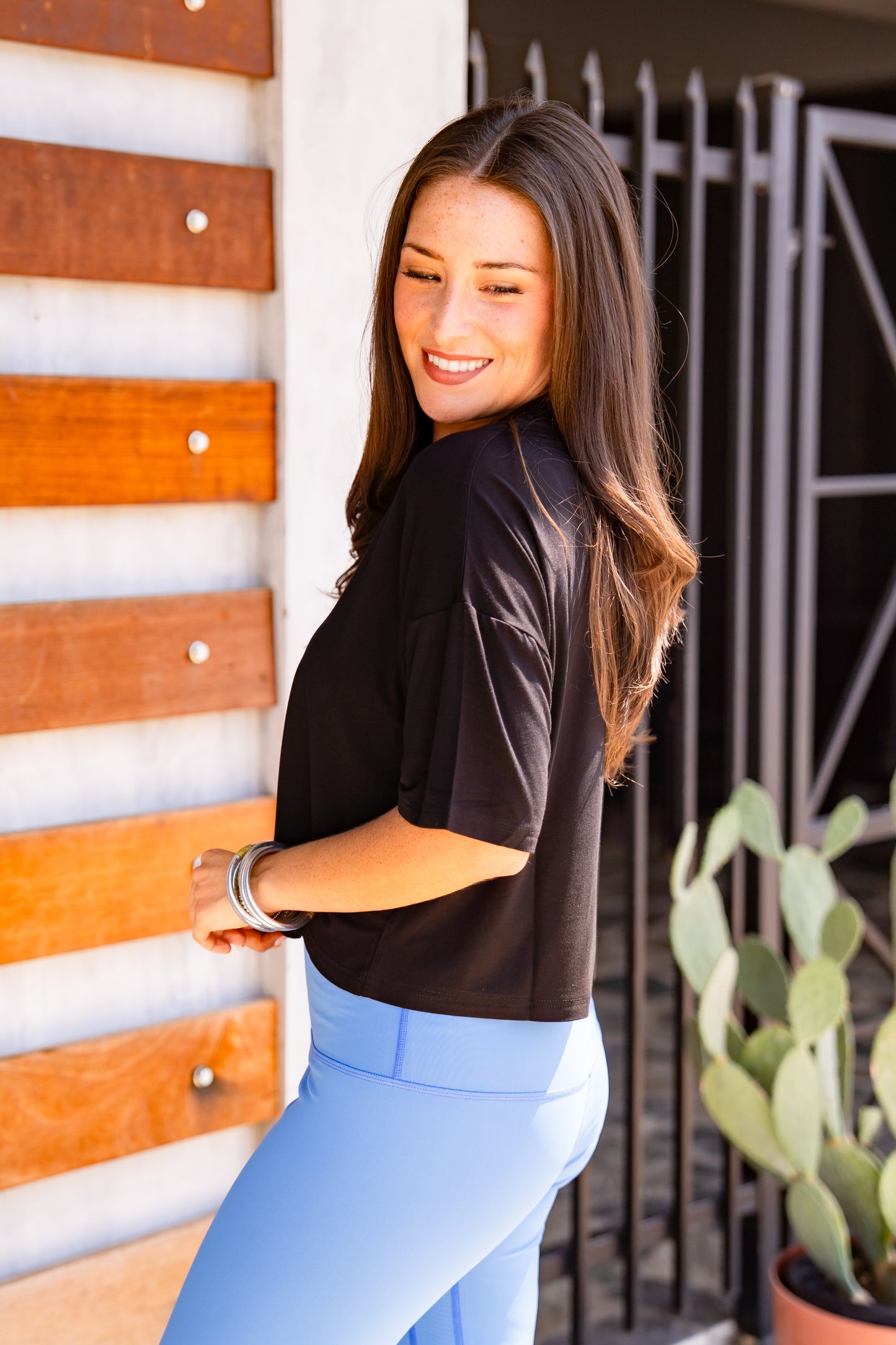 The Buckley Ash Bamboo Crop Tee in 8 Colors/AS
