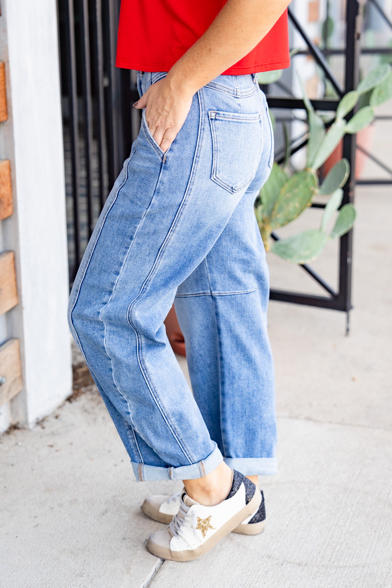 The Risen Double Barrel Jeans-AS