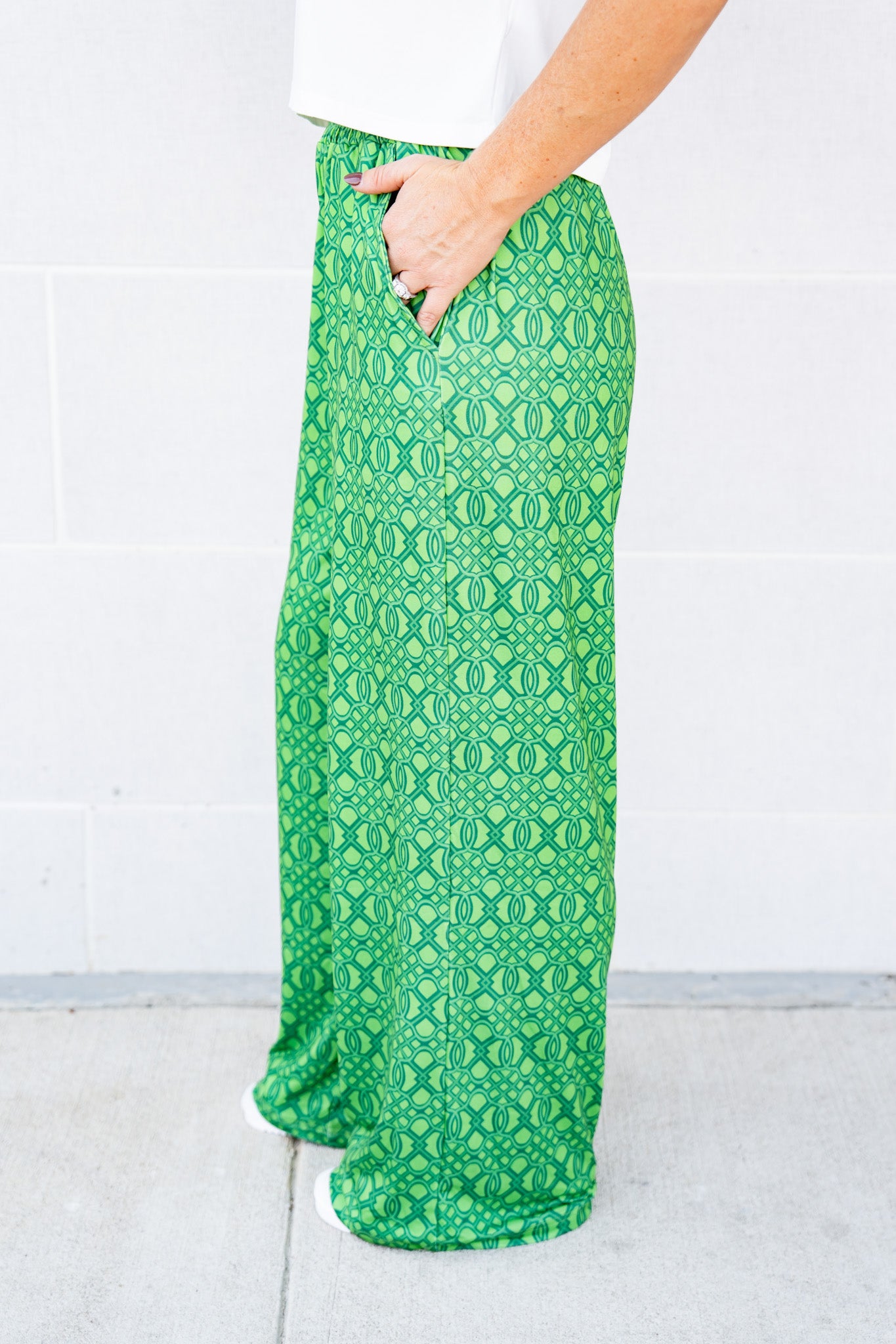 The Buckley Ava Pants in Regal Green