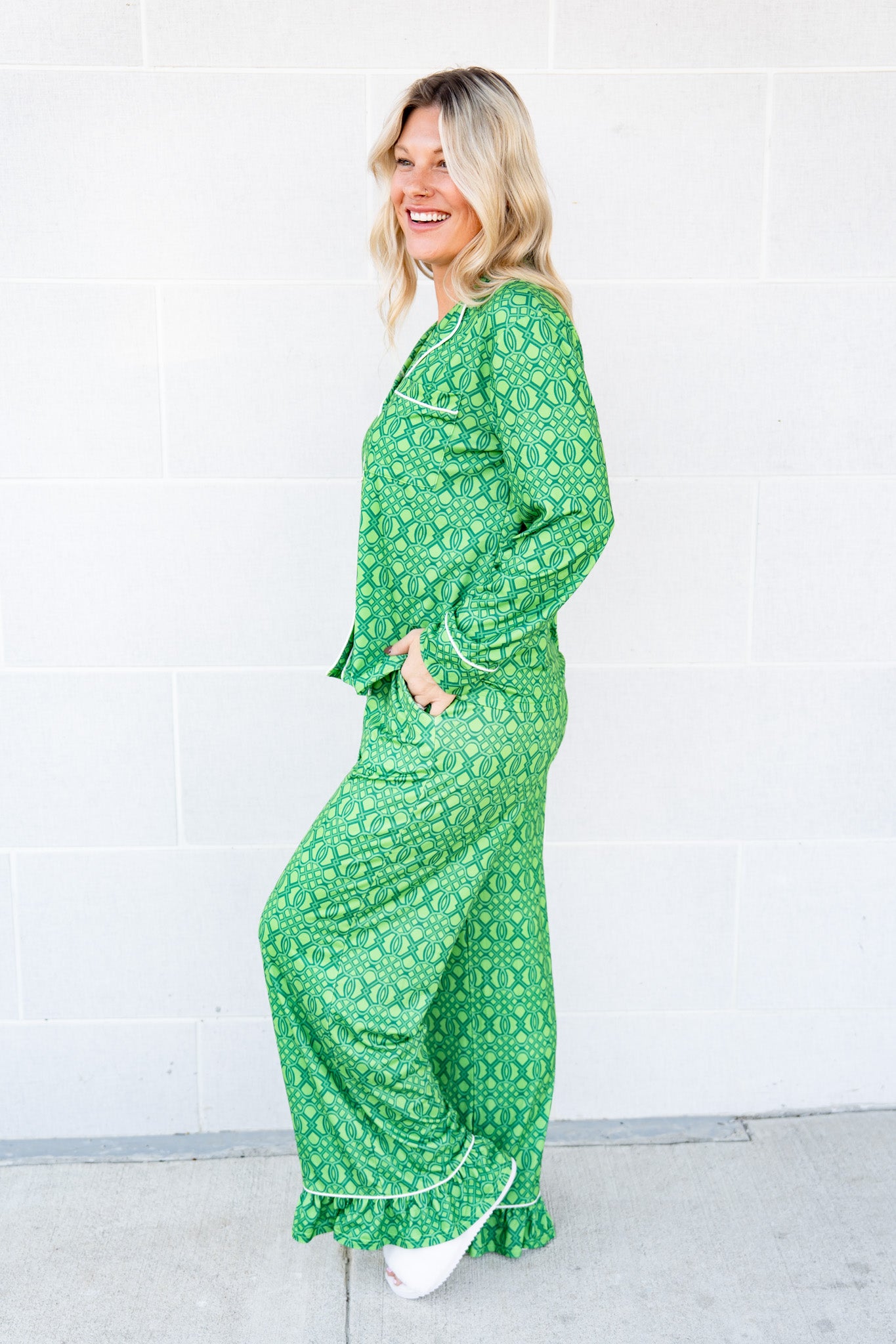 The Buckley Charlotte Set in Regal Green