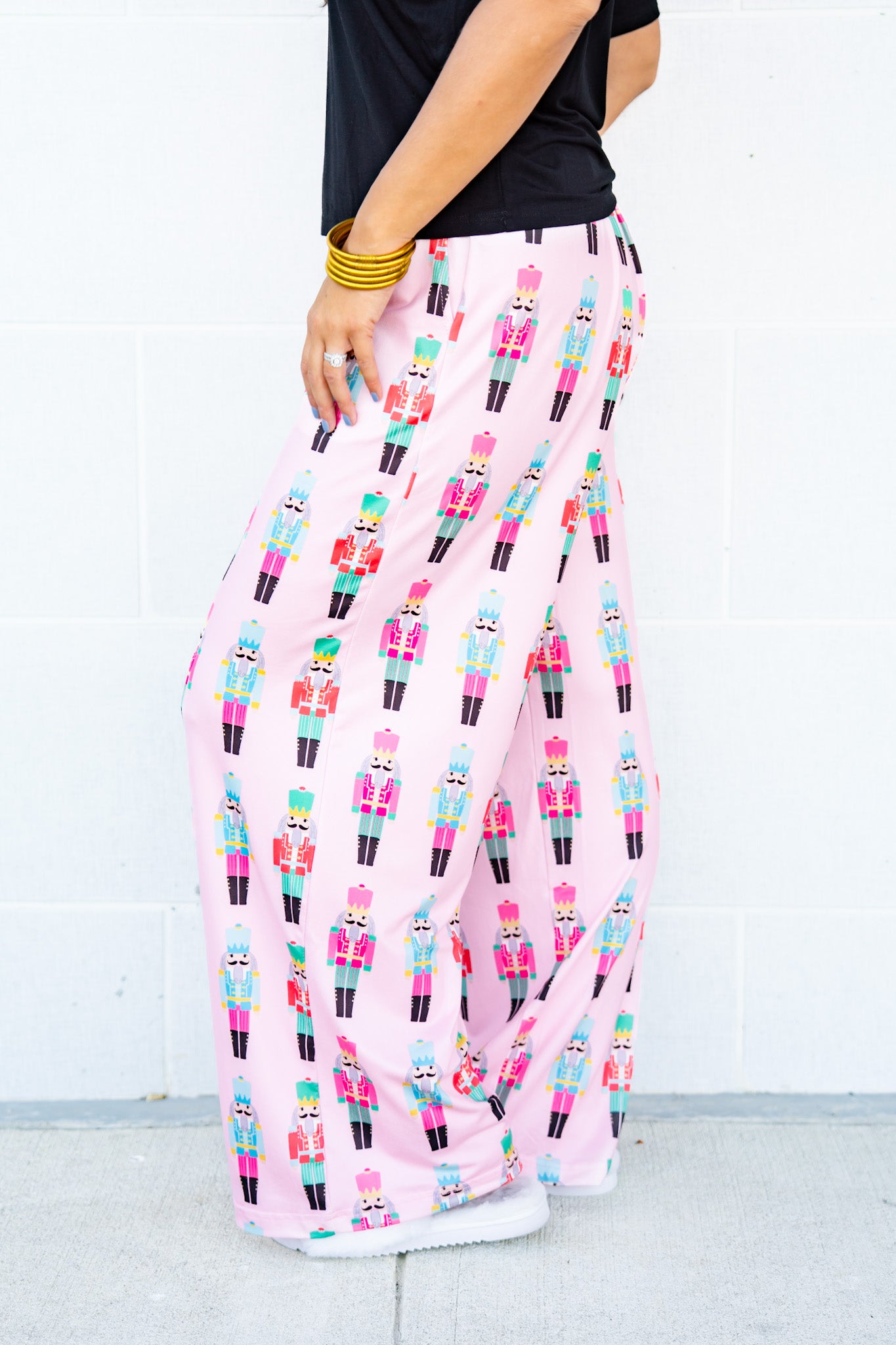 The Buckley Ava Pants in Pink Nutcracker