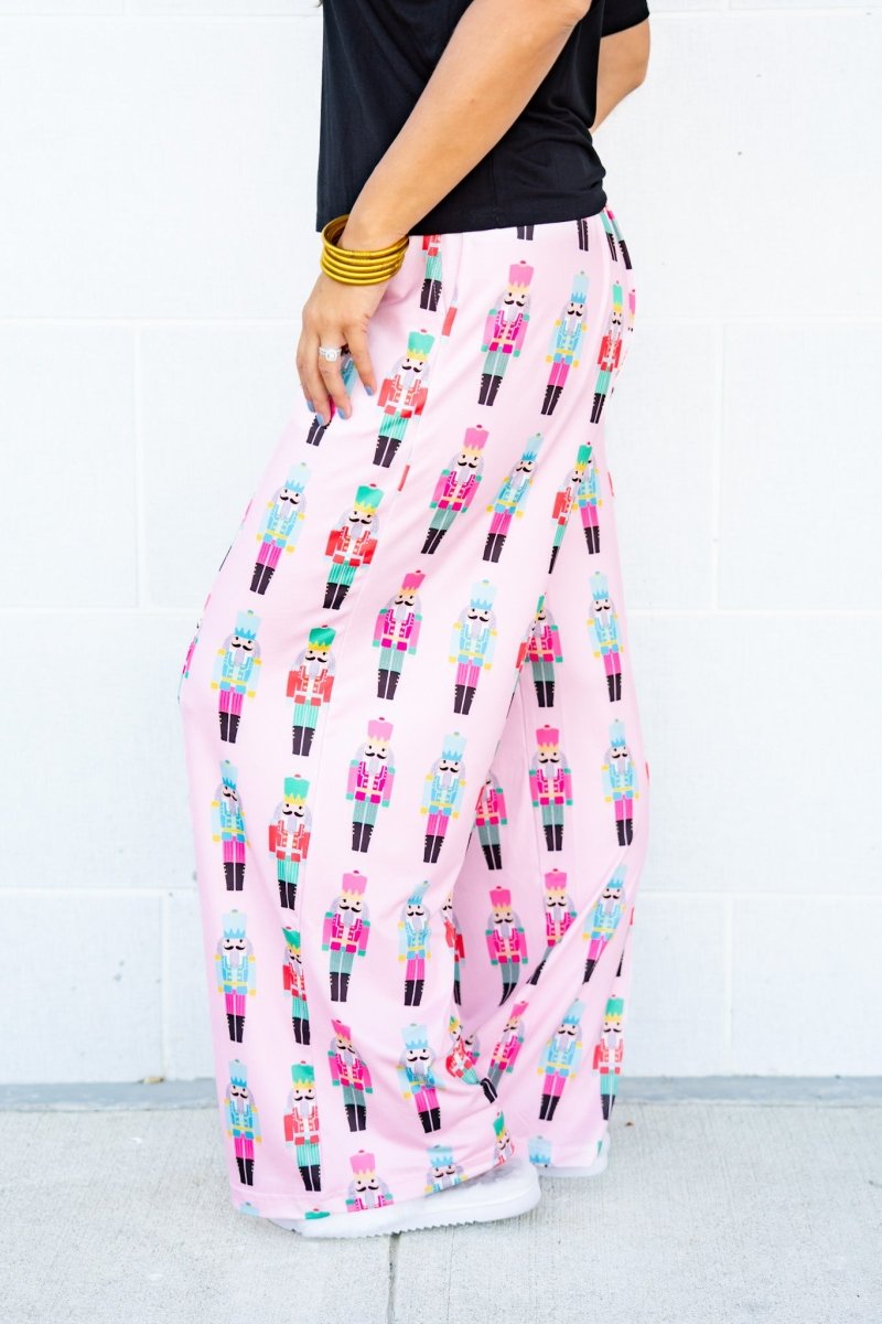 The Buckley Ava Pants in Pink Nutcracker