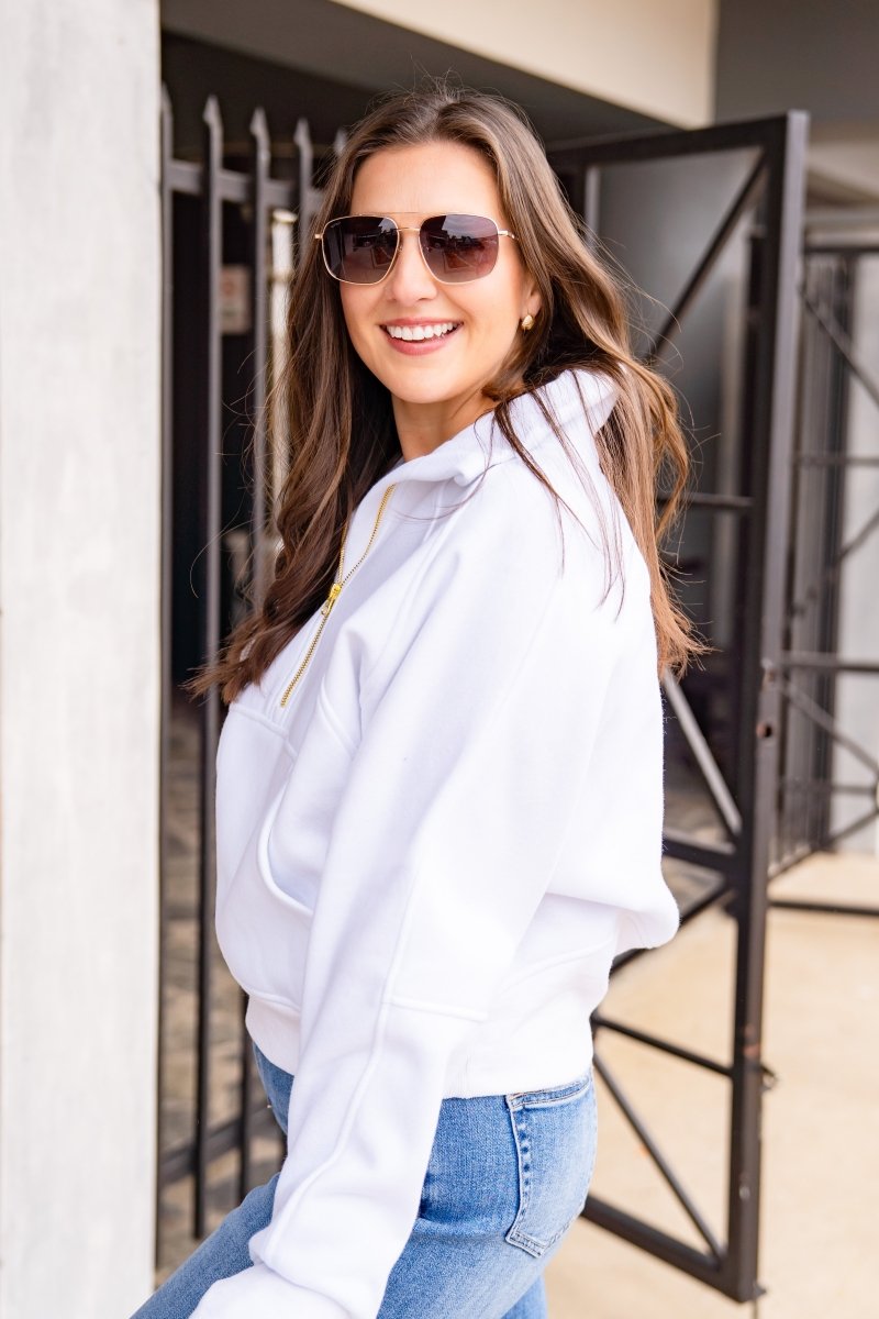 The Buckley Kristin Quarter Zip Pullover-3 Colors