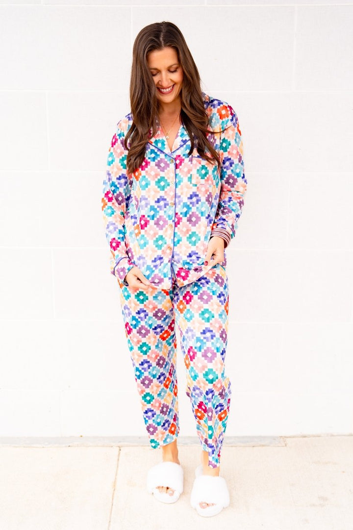 The Buckley Ashley Crop Set in Diamond Dash