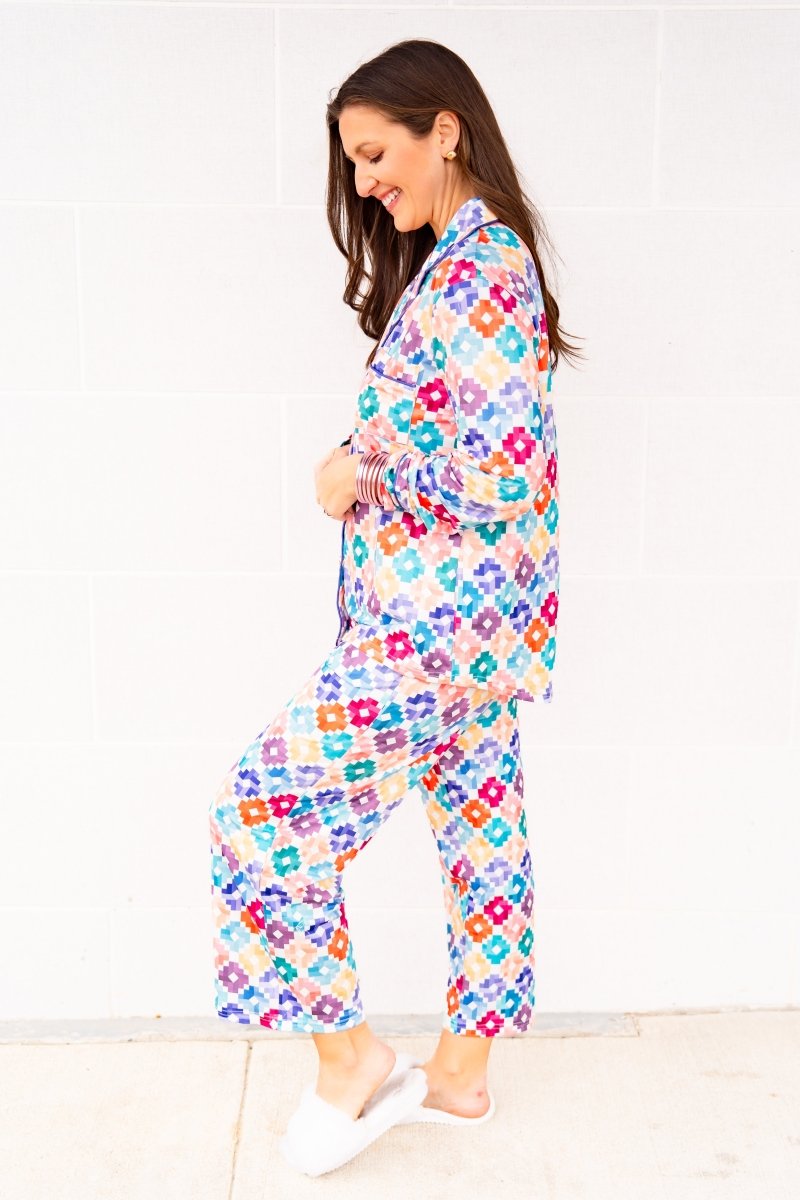 The Buckley Ashley Crop Set in Diamond Dash