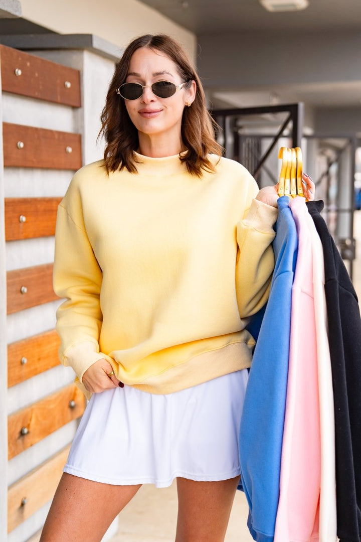 The Buckley Mock Pullover-5 Colors