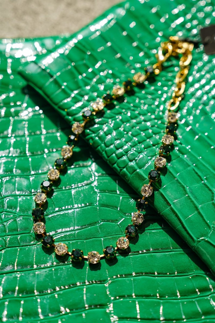 TOVA X PDA Oakland Necklace in Emerald