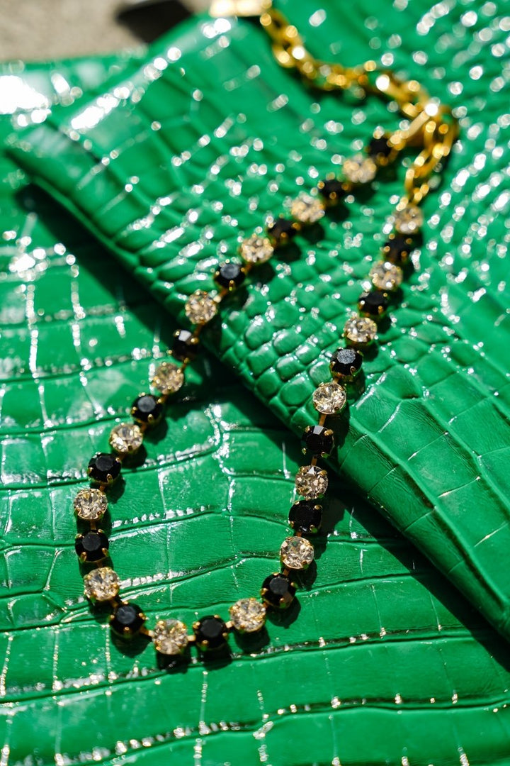 TOVA X PDA Oakland Necklace in Jet