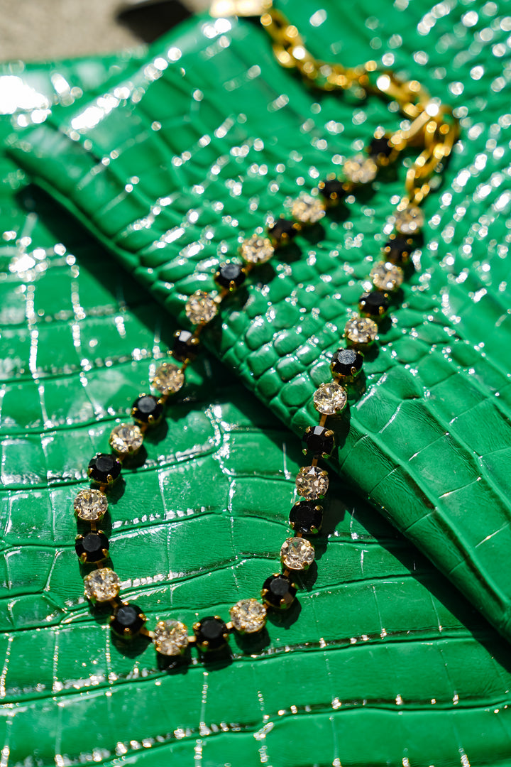 TOVA X PDA Oakland Necklace in Jet