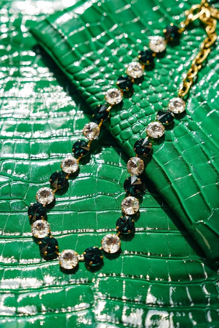 TOVA X PDA Sofia Necklace in Emerald