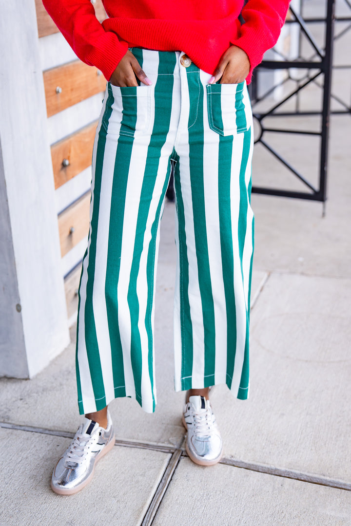 The Cabana Jeans in Green-AS