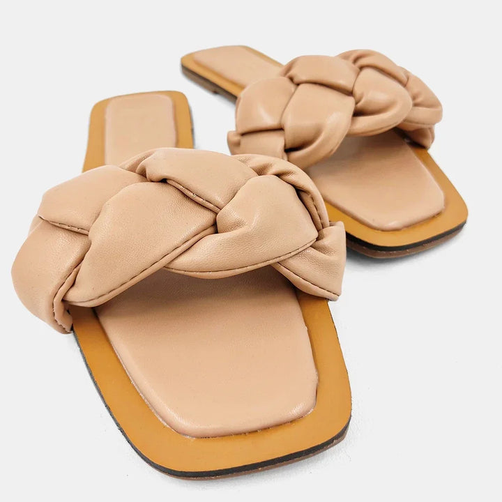 The Coleen Sandal in Nude