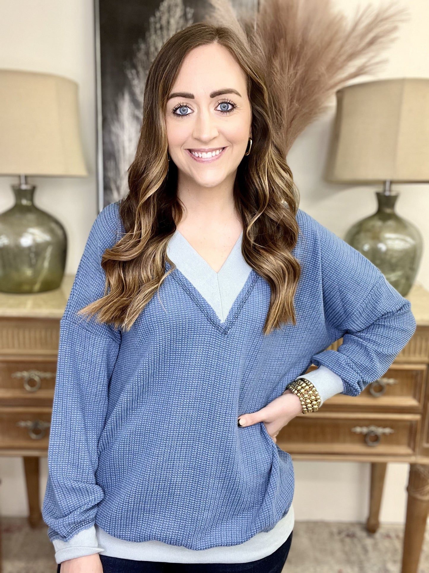 V Thermal Pullover