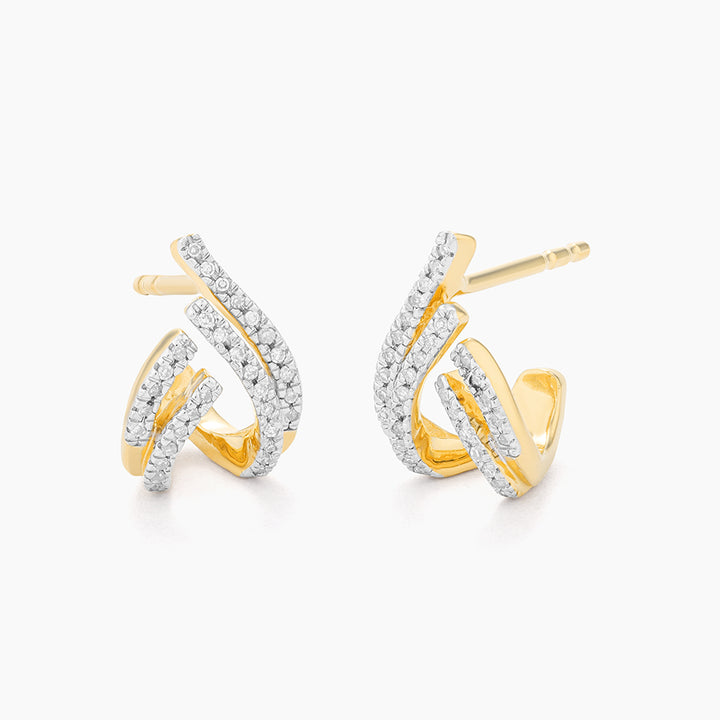 ES Around The Bend Huggies Earrings