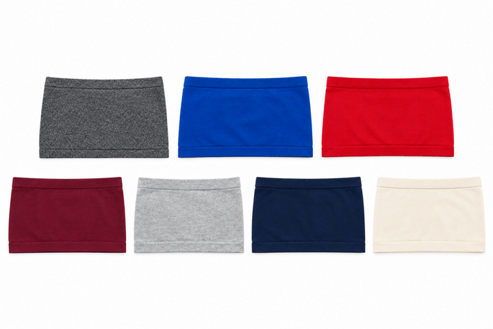 The Steal Curvy 8" Seamless Bandeau in 6 Colors