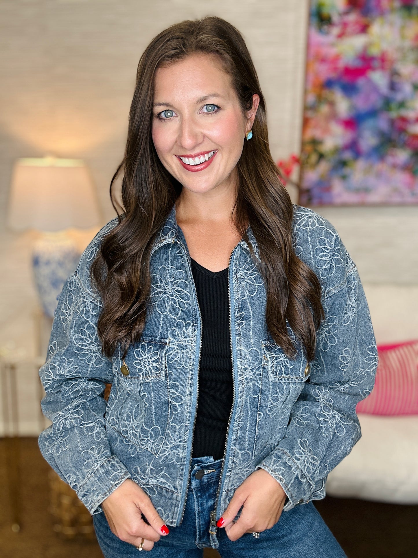 The Quilted Denim Jacket