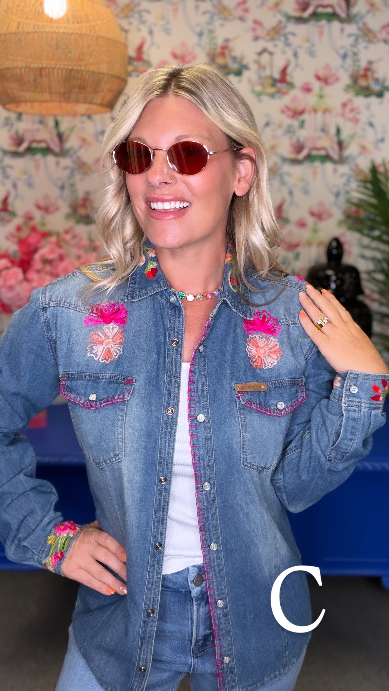 The Custom Denim Shirts- M