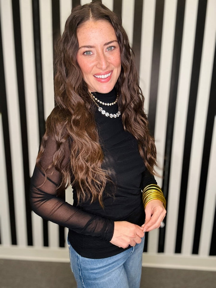 Date Night Mesh Top