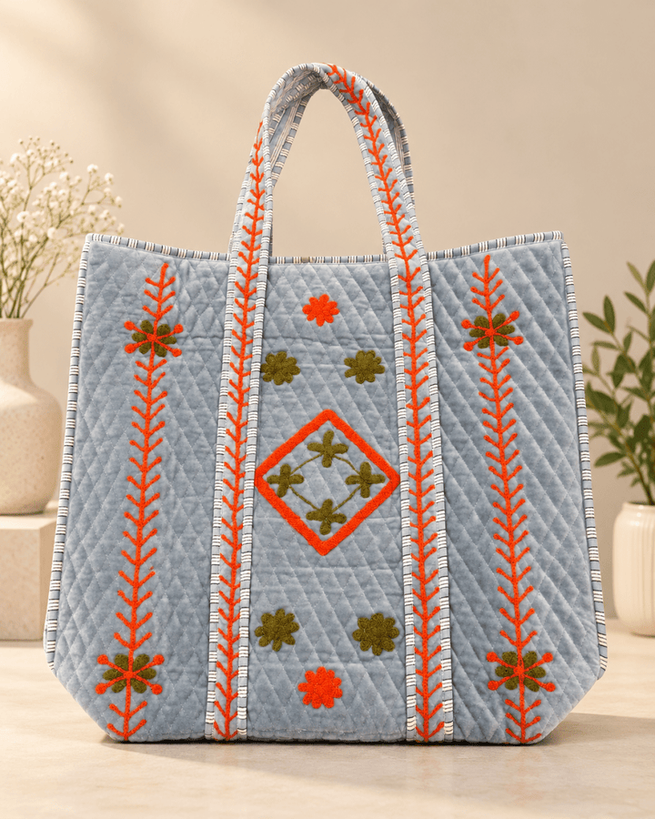 The Pack More Tote in Denim